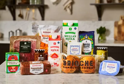 Varor från Garant och Eldorado