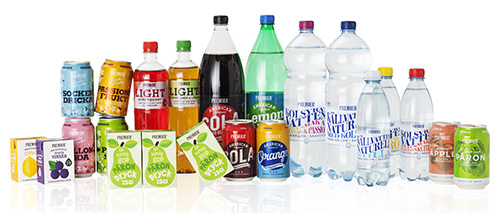 Samlingsbild på varor från Premier